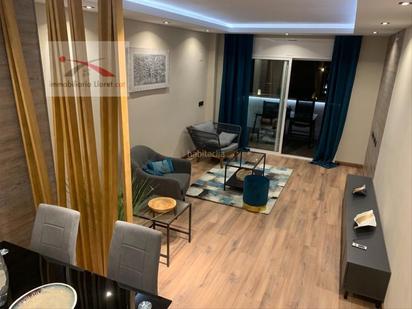 Sala d'estar de Apartament en venda en Lloret de Mar amb Aire condicionat, Calefacció i Jardí privat