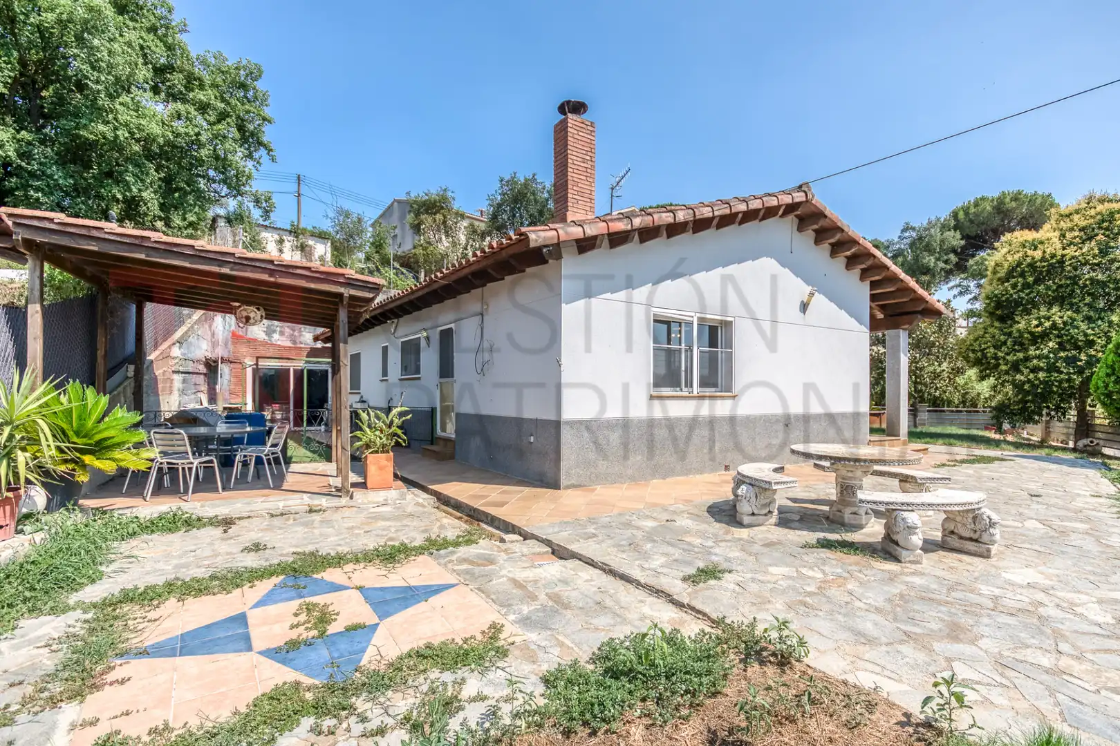 Vista exterior de Casa o xalet en venda en Gualba amb Calefacció, Jardí privat i Terrassa