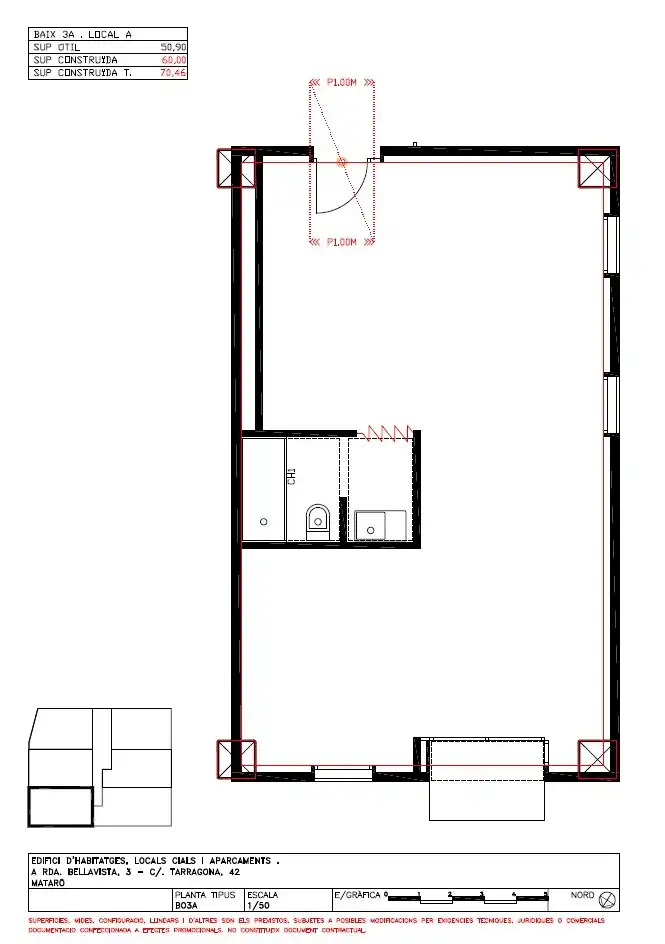 Piso en venta en Mataró con Aire acondicionado, Calefacción y Terraza