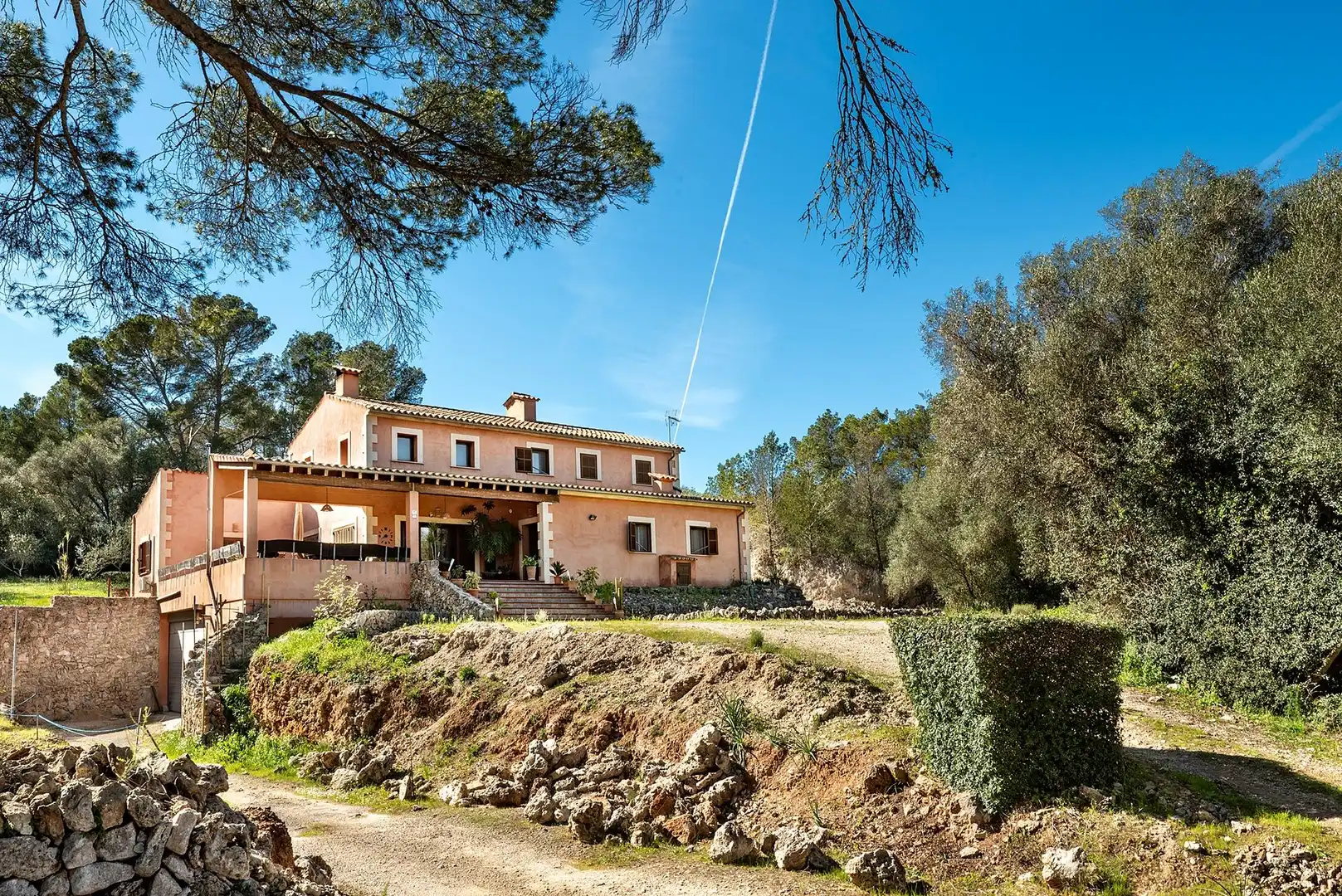 Vista exterior de Finca rústica en venta en Sencelles con Calefacción, Jardín privado y Terraza