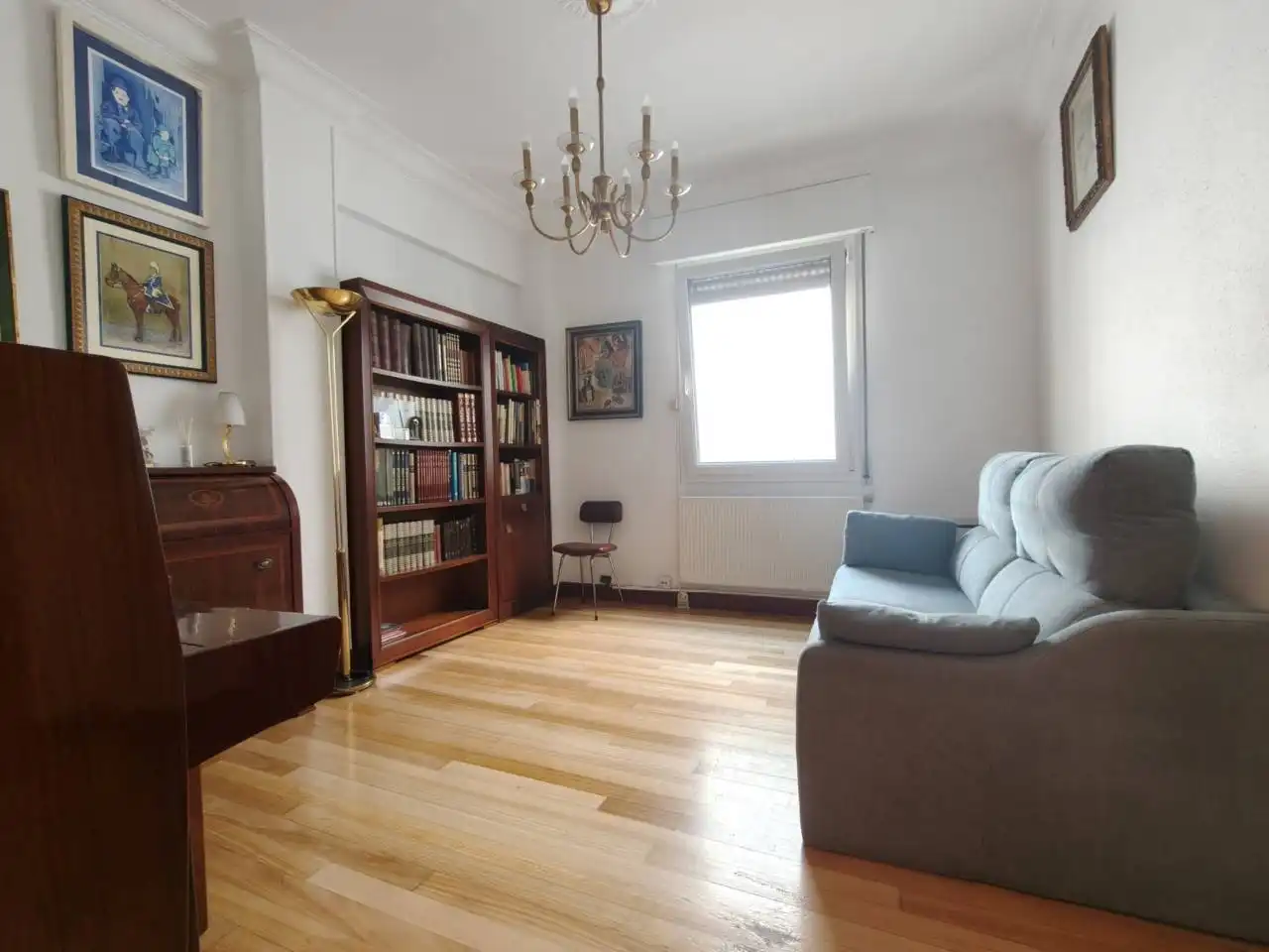 Sala de estar de Piso en venta en Indautxu