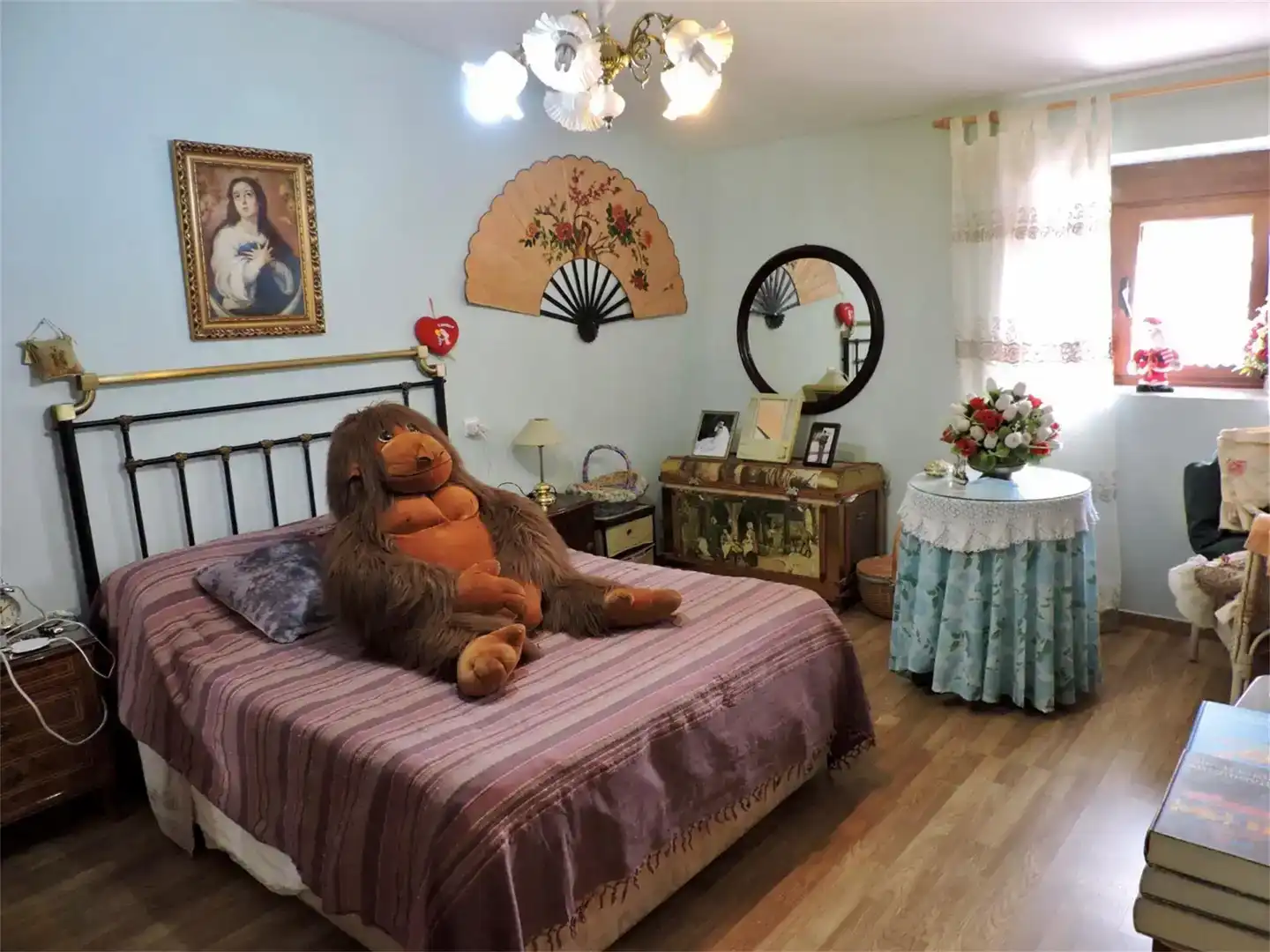 Bedroom of Detached homes for sale in Alcañices  with Private garden, Parquet flooring and Storage room