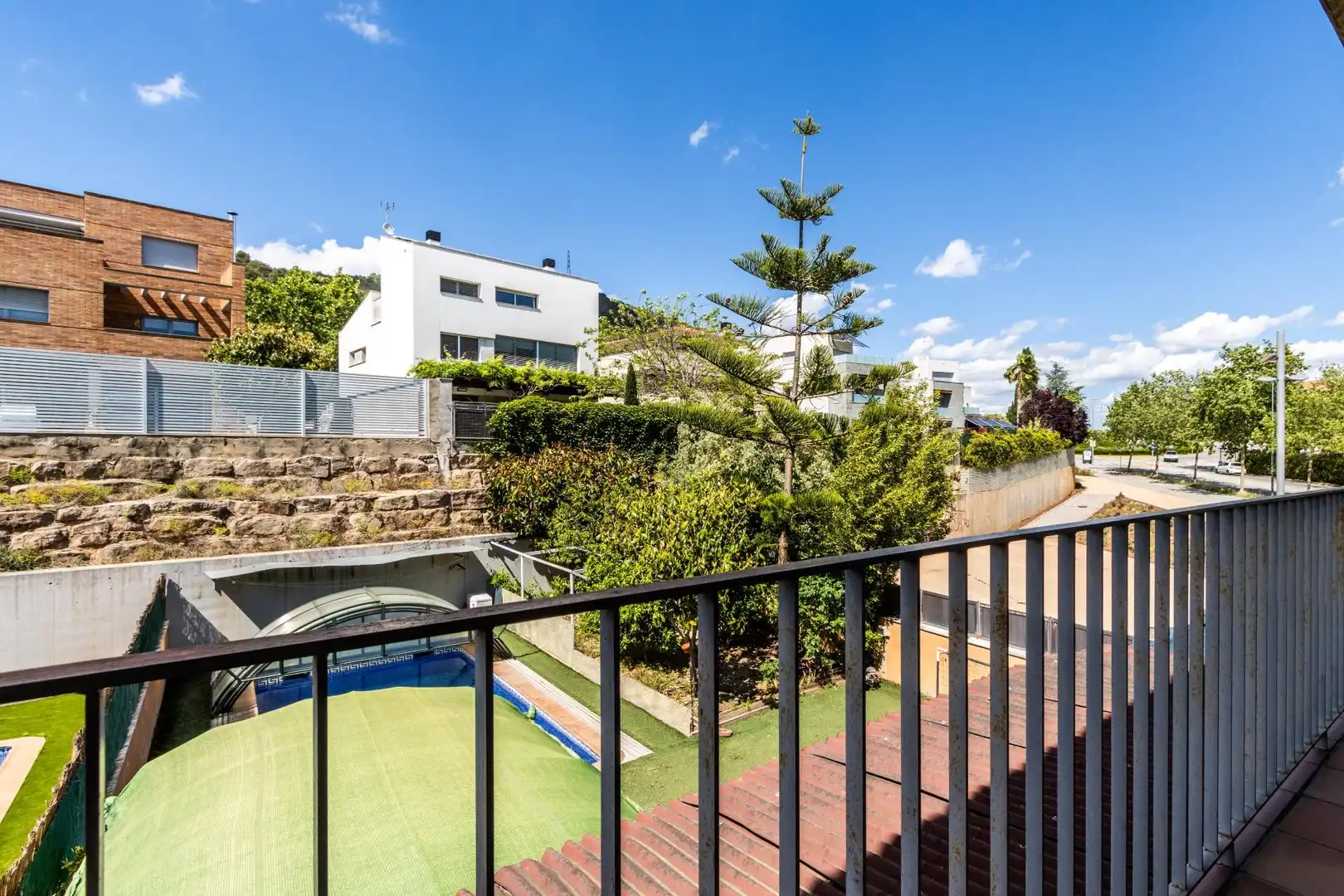 Terrassa de Casa adosada en venda en Castellar del Vallès amb Aire condicionat, Calefacció i Jardí privat