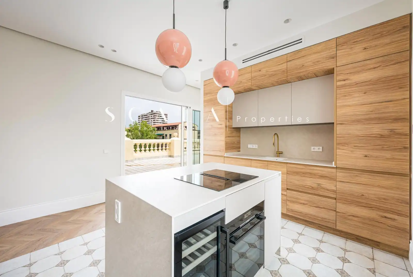 Kitchen of Attic for rent in Madrid  with Air Conditioner, Heating and Terrace