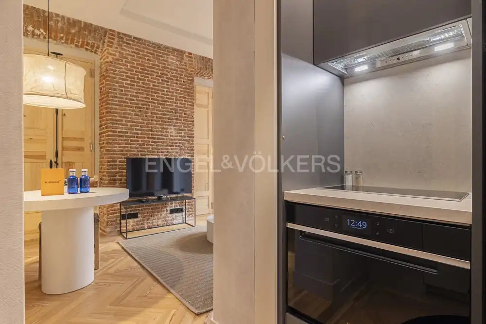 Kitchen of Flat for rent in Madrid  with Air Conditioner, Heating and Furnished