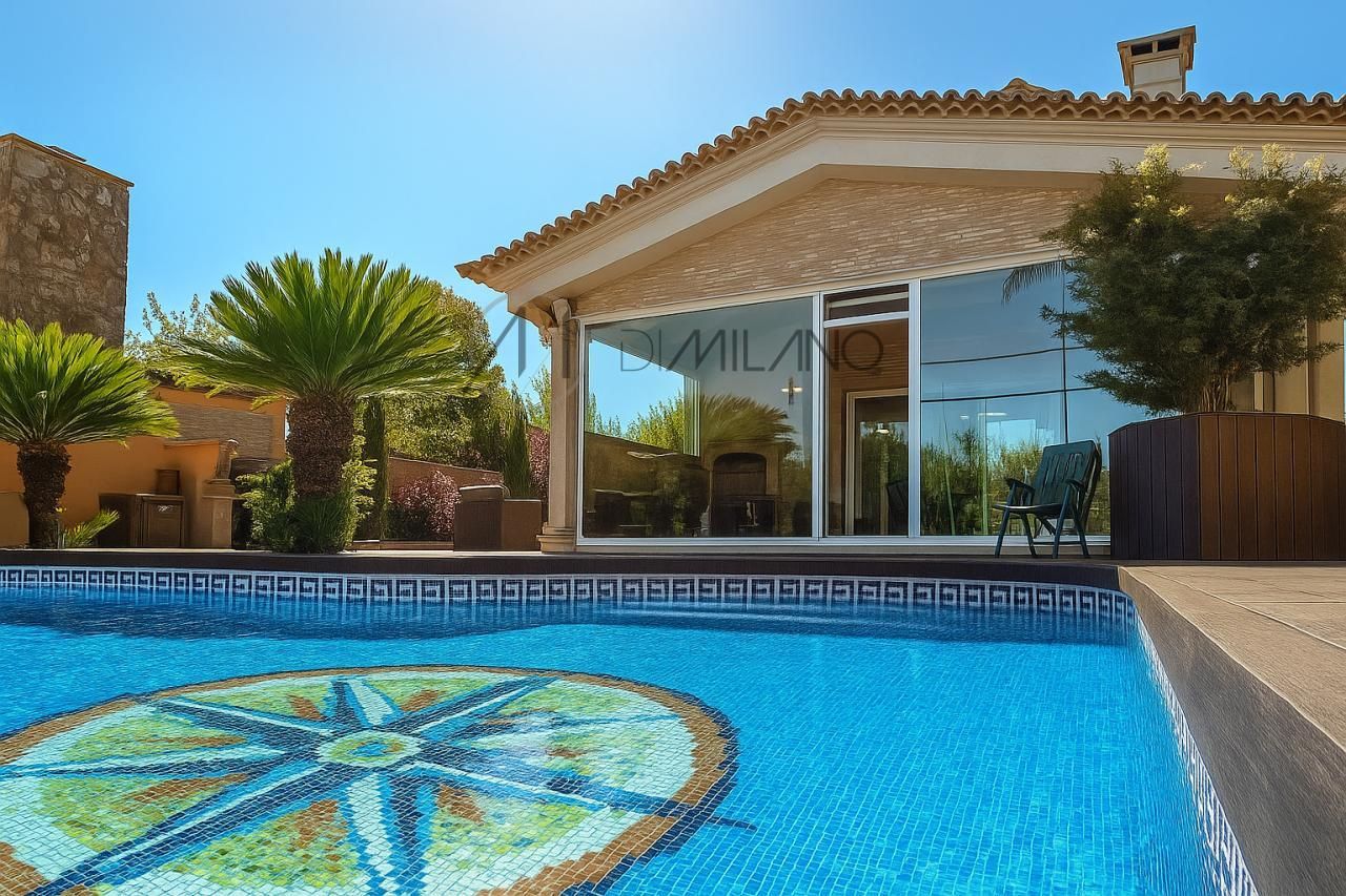 Piscina de Casa o xalet de lloguer en Nigrán amb Calefacció, Jardí privat i Terrassa