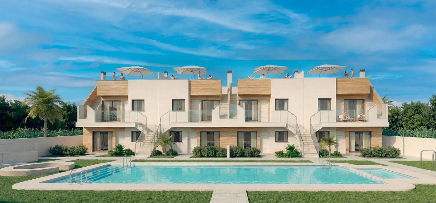 Bungalow with pool for sale in San Javier ciudad, imagen 3