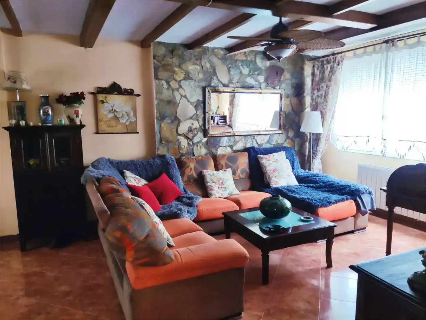 Living room of Flat for sale in Getafe  with Air Conditioner, Swimming Pool and Balcony