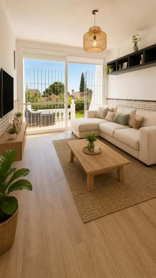 Sala de estar de Planta baja en venta en Estepona con Terraza