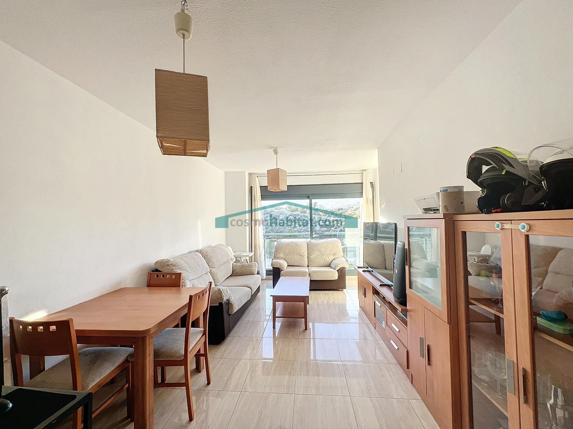 Living room of Apartment for sale in Villajoyosa / La Vila Joiosa  with Air Conditioner, Heating and Private garden
