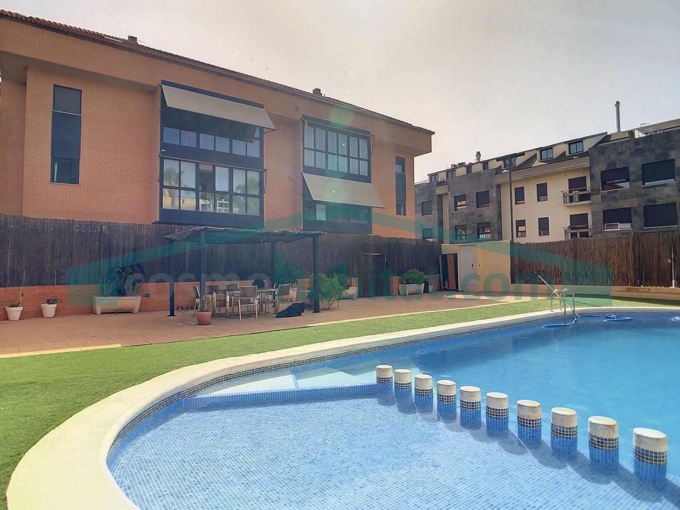 Swimming pool of Duplex for rent in L'Eliana  with Air Conditioner, Private garden and Terrace
