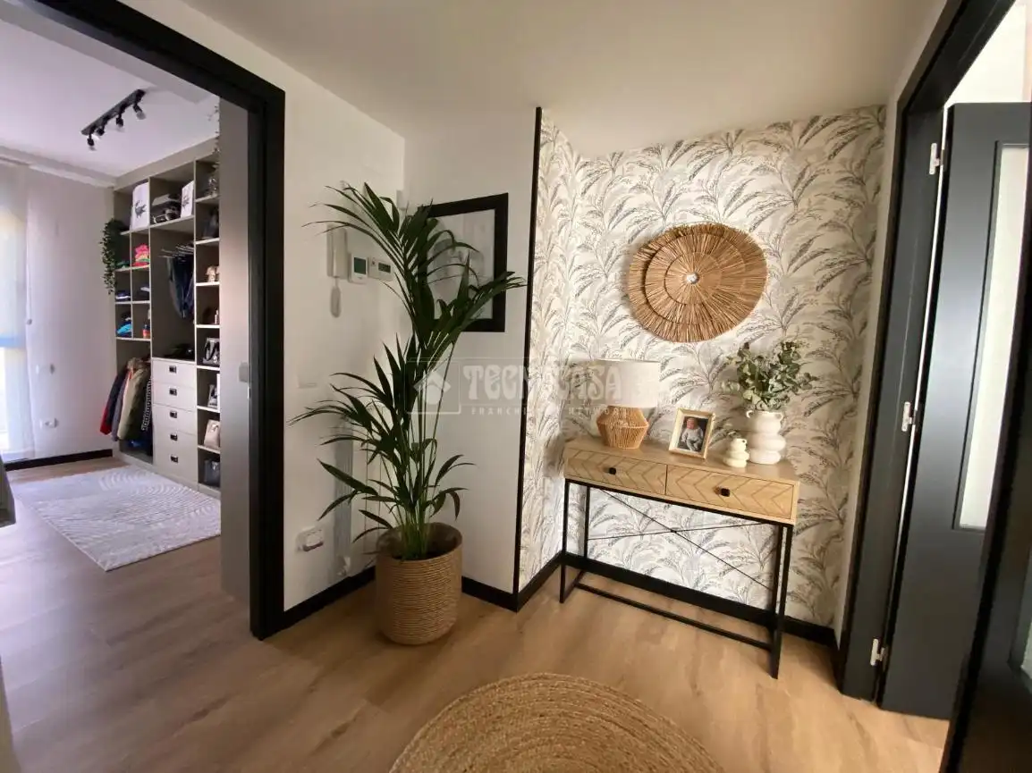Sala de estar de Casa adosada en venta en Cuarte de Huerva con Aire acondicionado y Calefacción