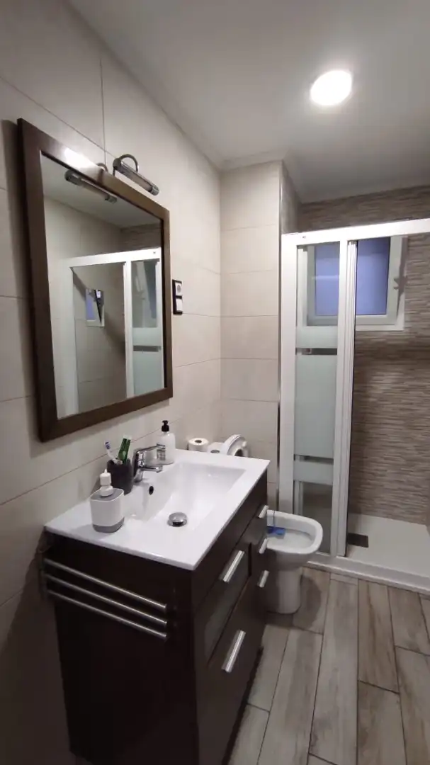 Bathroom of Flat for sale in Ermua  with Heating, Furnished and Balcony