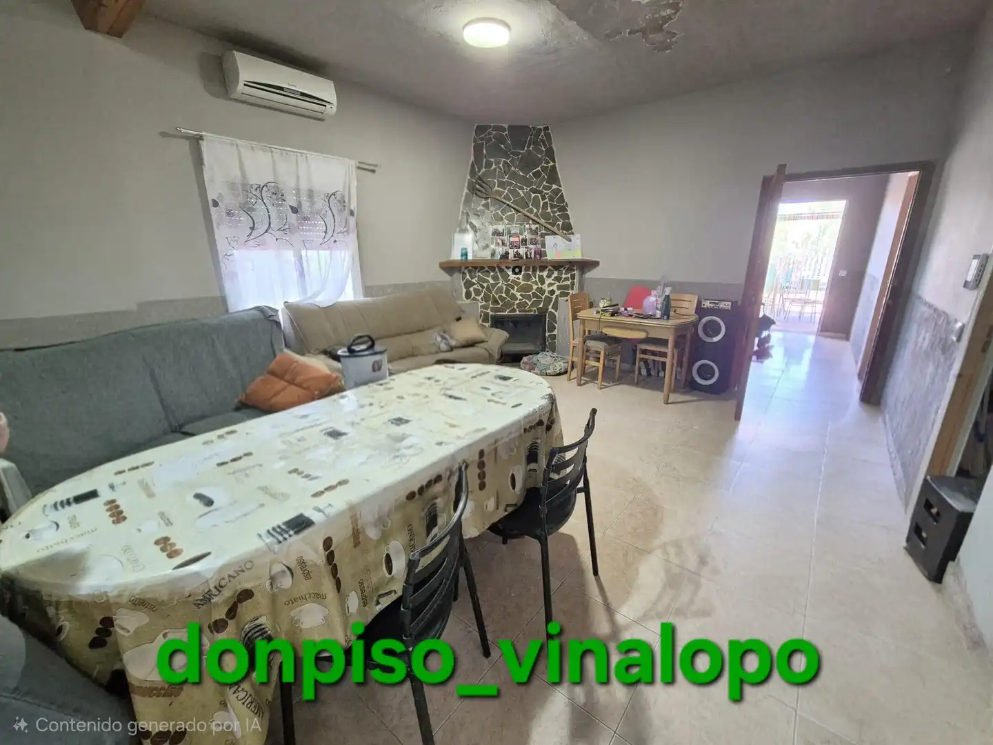 Wohnzimmer von Country house zum Verkauf in Monóvar  / Monòver mit Klimaanlage, Heizung und Abstellraum