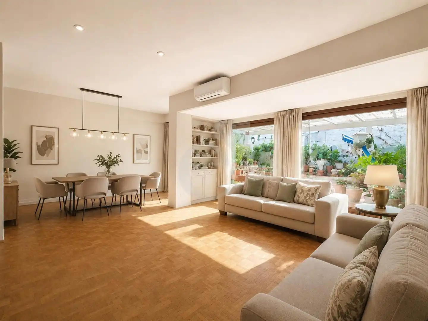 Living room of Flat for sale in Valencia  with Air Conditioner and Terrace