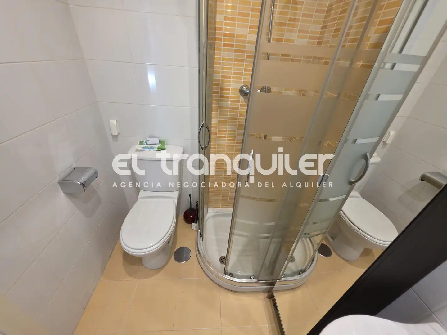 Bathroom of Flat for rent in Madrid  with Air Conditioner, Parquet flooring and Storage room
