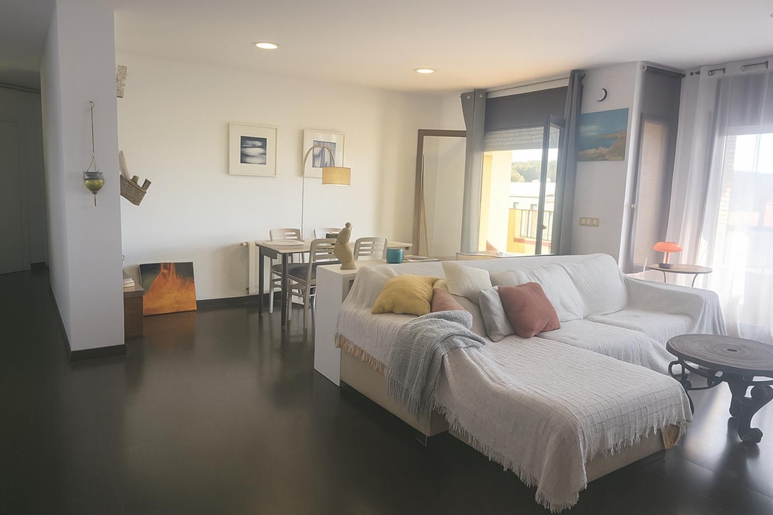 Living room of Flat for sale in Calonge i Sant Antoni  with Heating and Balcony