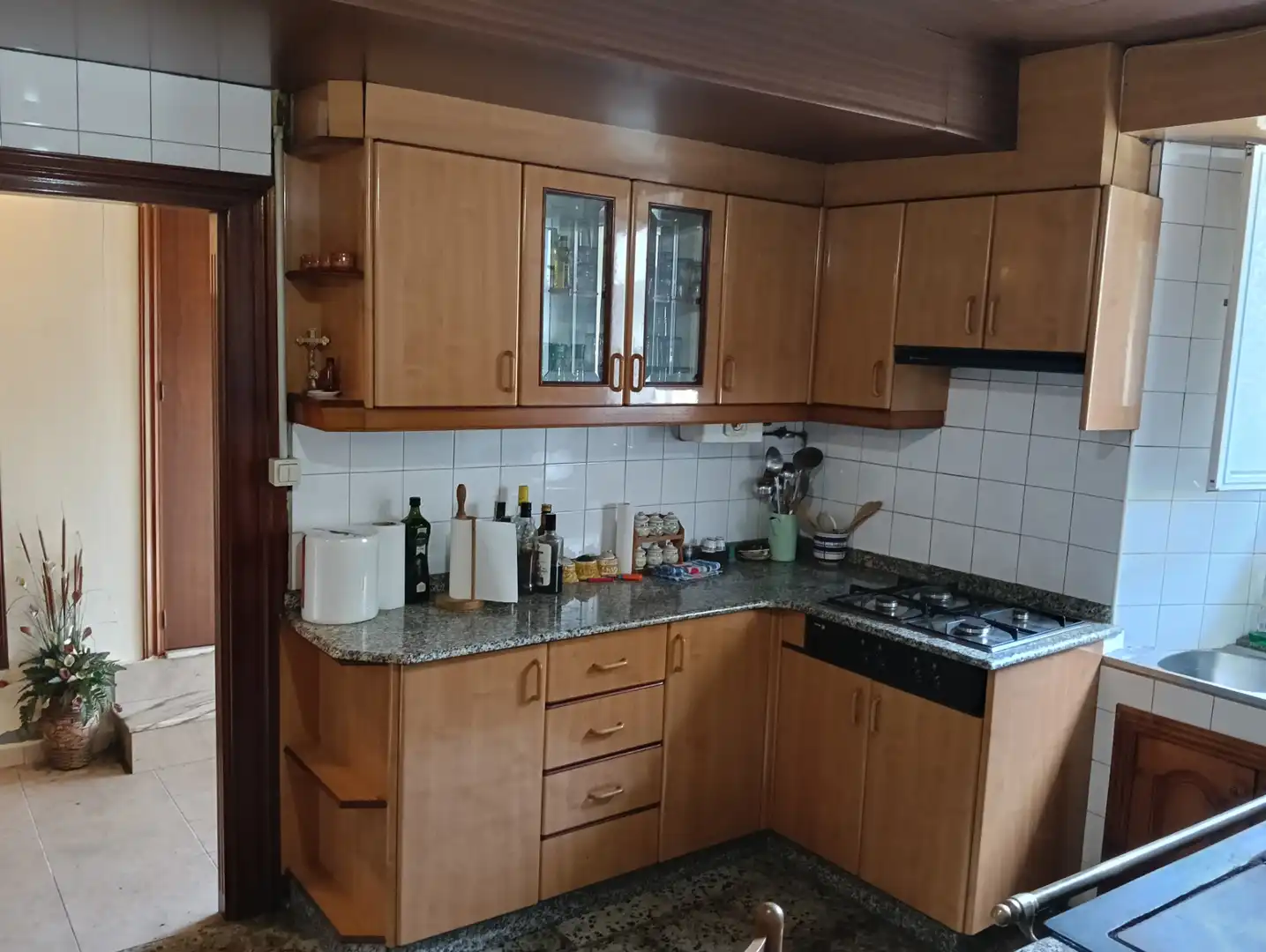 Cocina de Casa adosada en venta en Vilasantar con Jardín privado