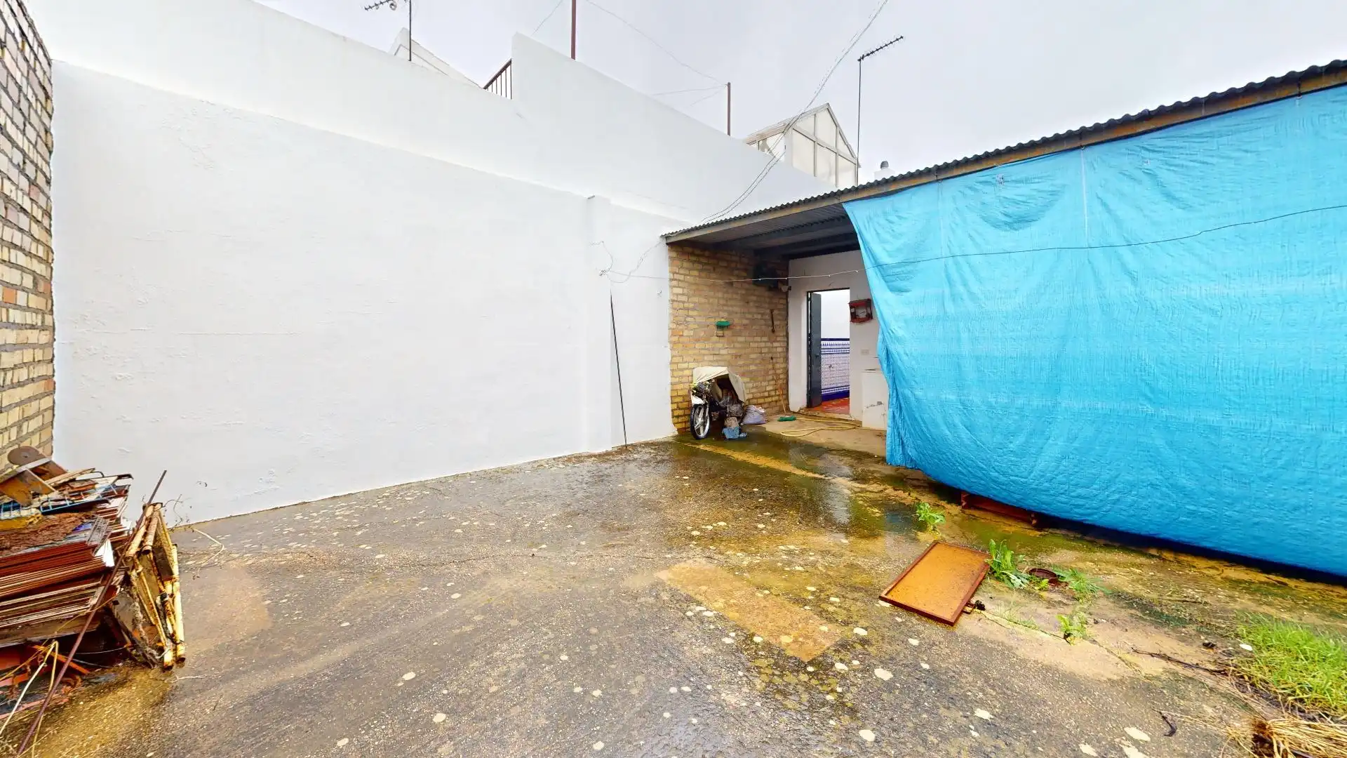 Vista exterior de Casa adosada en venta en Coripe con Terraza