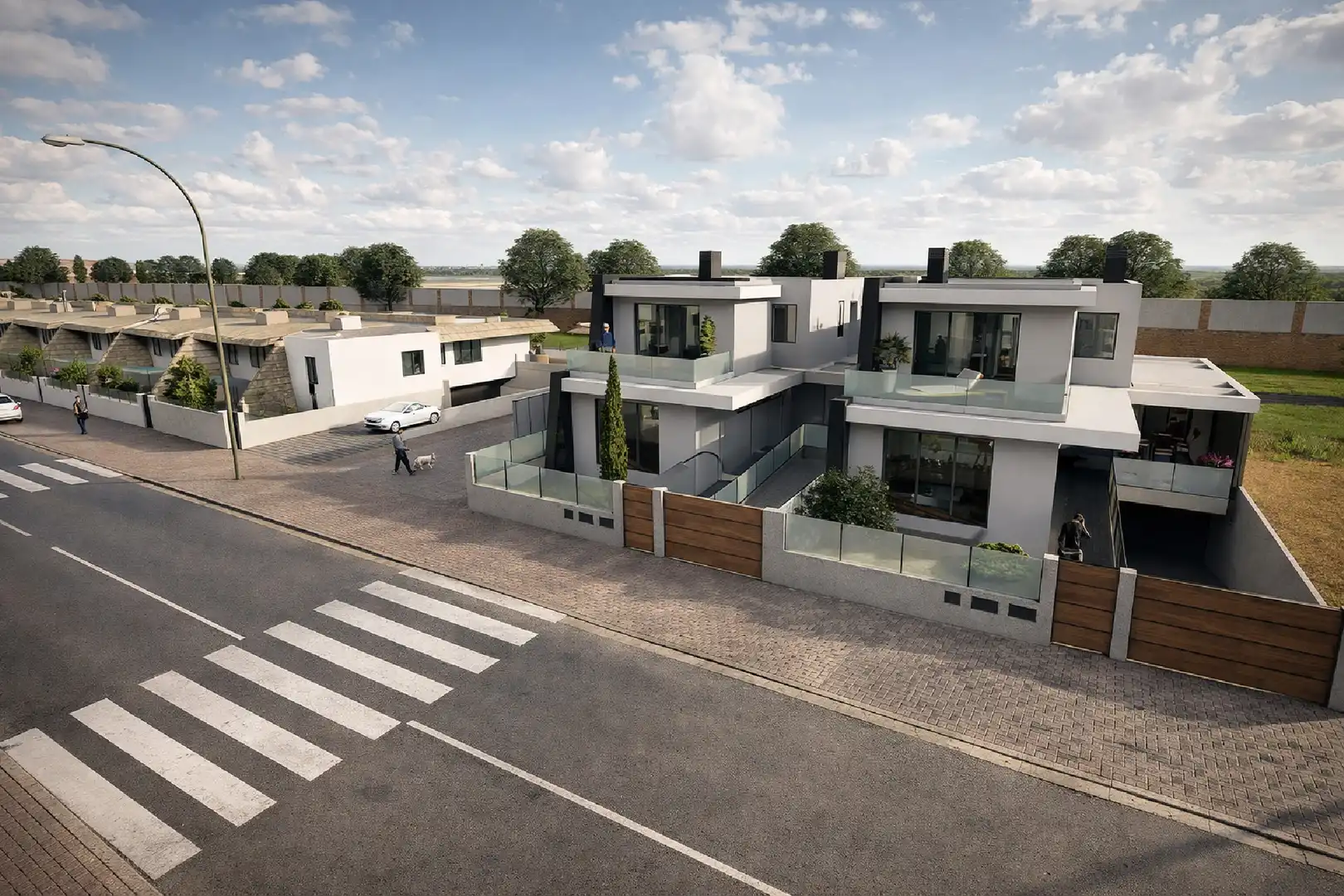 Vista exterior de Casa o chalet en venta en Palencia con Calefacción, Jardín privado y Terraza