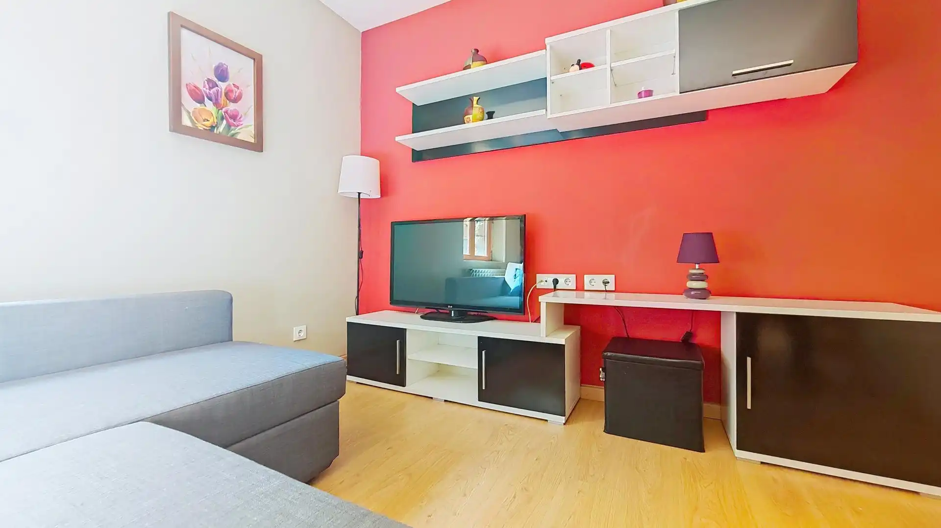 Sala de estar de Piso en venta en Gijón 