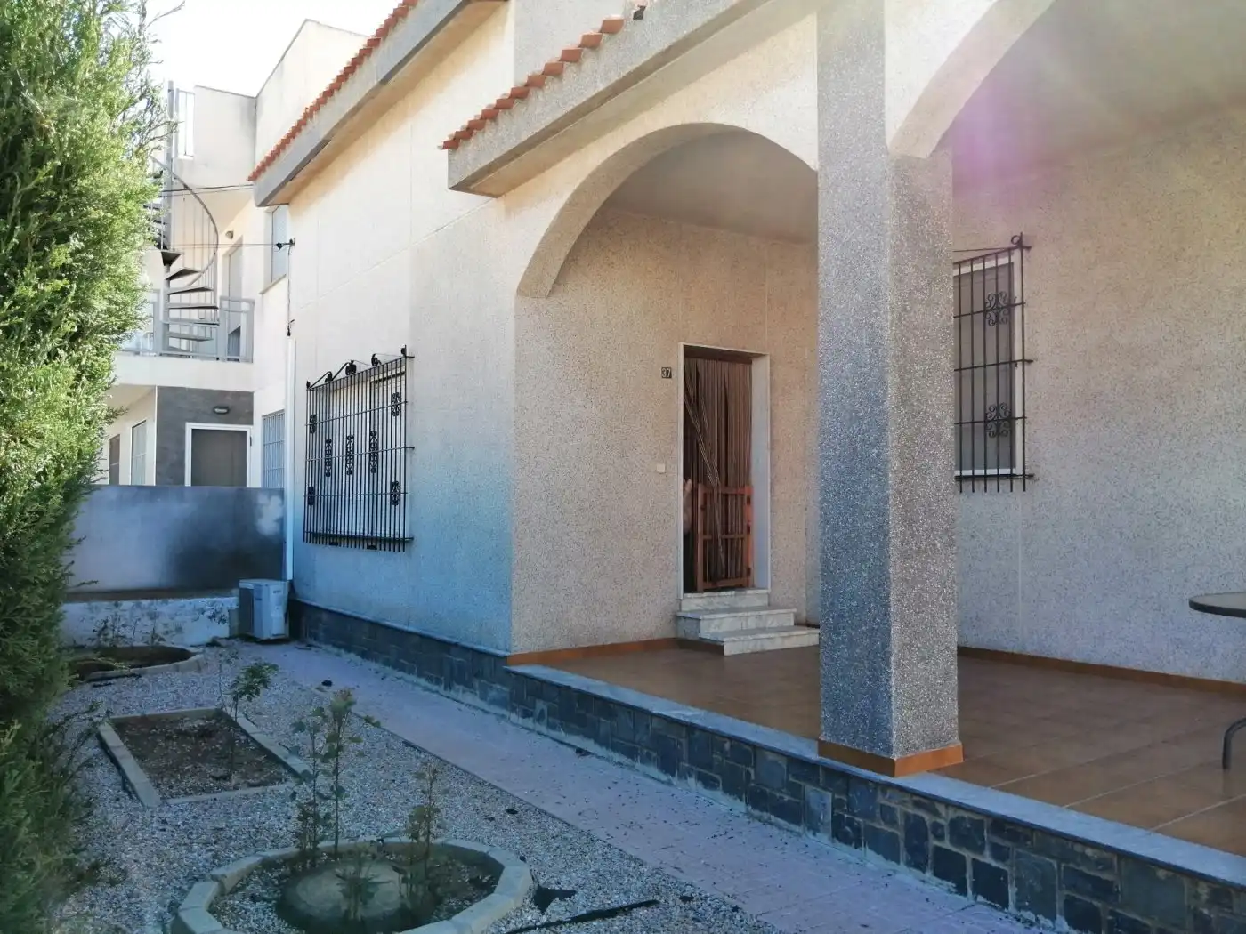Vista exterior de Casa o chalet en venta en Cartagena con Aire acondicionado, Jardín privado y Terraza