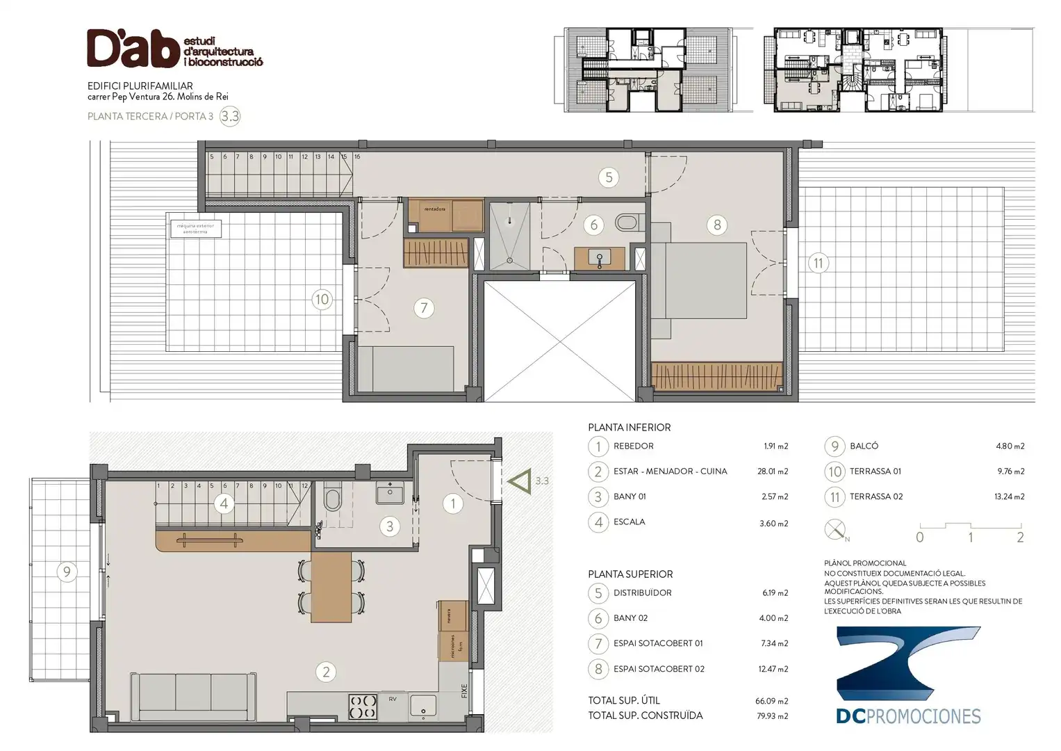 Duplexes for sale in Molins de Rei  with Air Conditioner, Heating and Terrace
