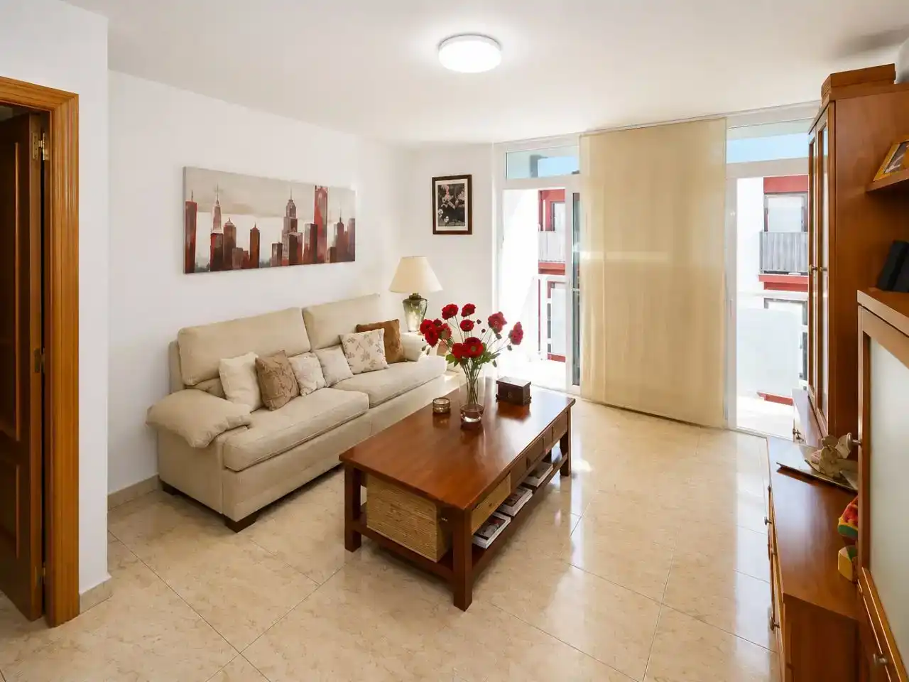 Sala de estar de Piso en venta en Los Llanos de Aridane con Aire acondicionado, Trastero y Amueblado