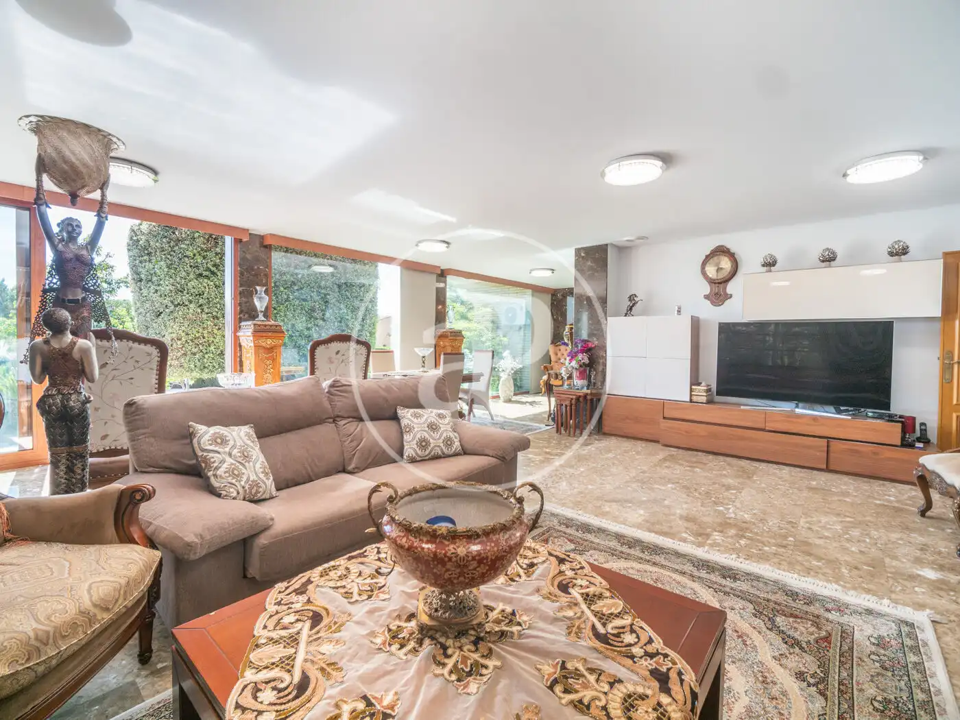 Sala de estar de Casa o chalet en venta en Godella con Aire acondicionado, Calefacción y Jardín privado