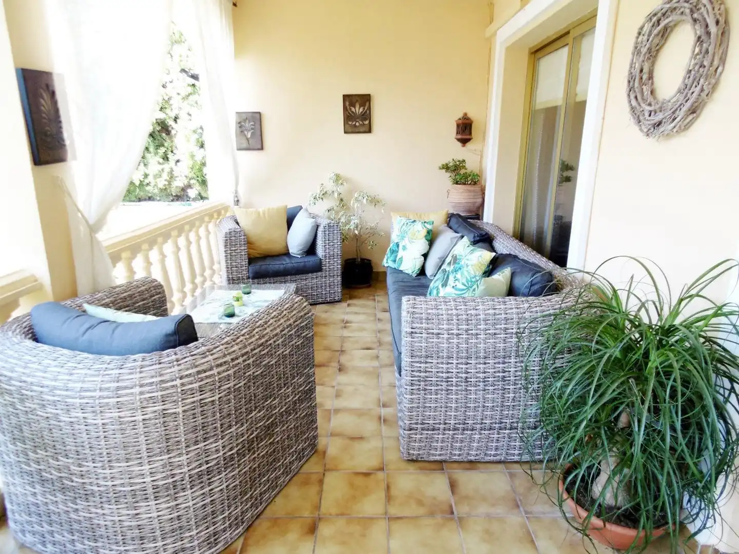 Terrace of Detached homes for sale in Mijas  with Air Conditioner, Heating and Private garden