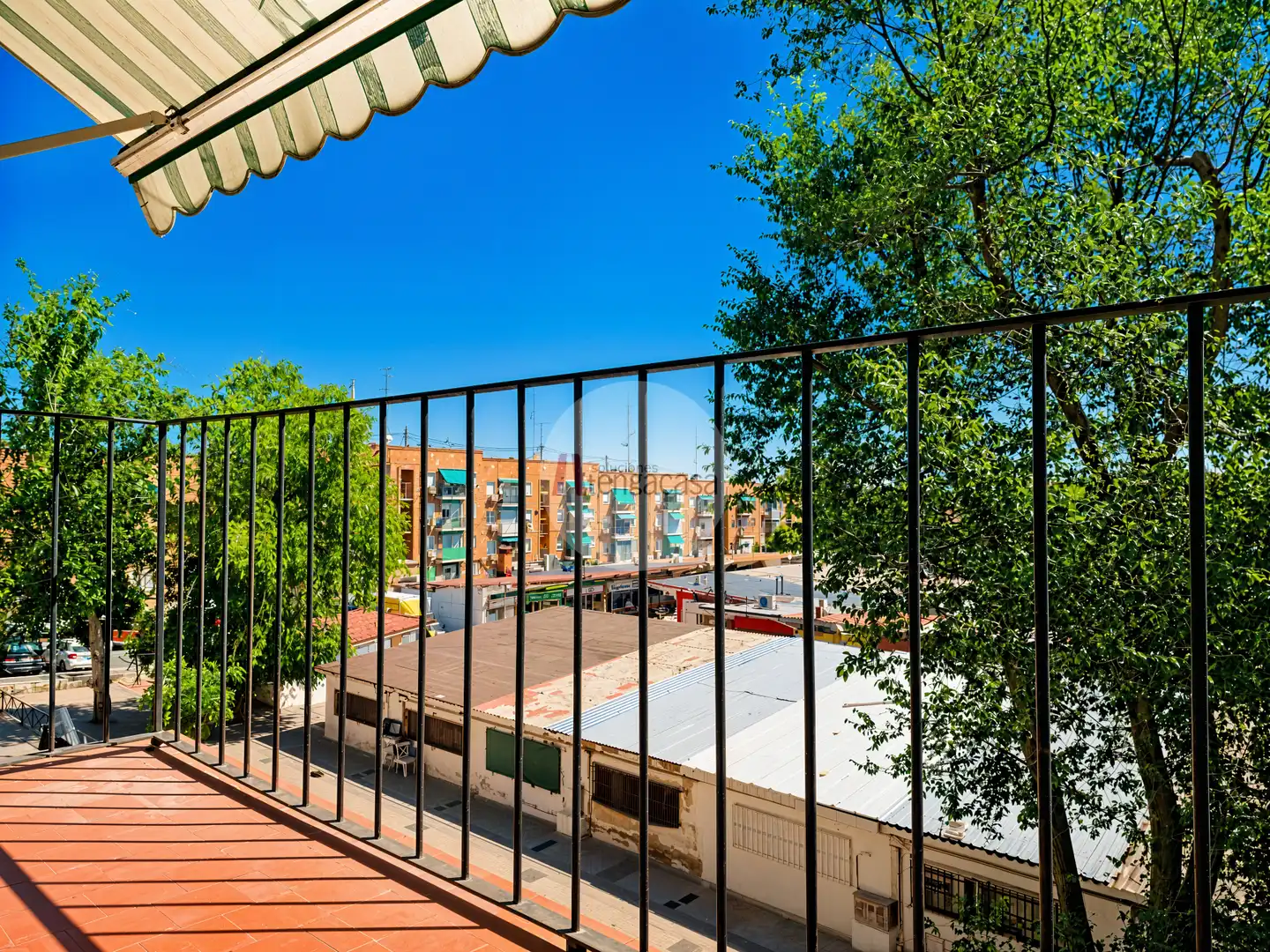 Balcony of Flat for rent in Madrid  with Heating, Terrace and Washing machine
