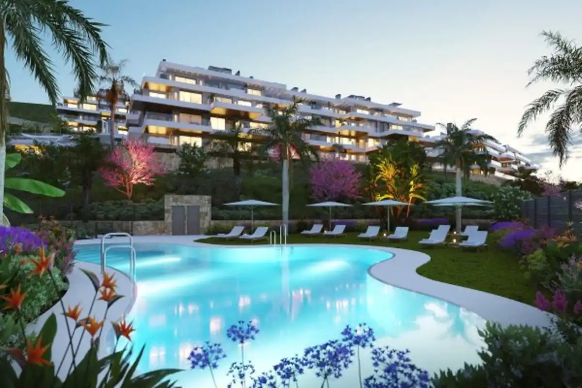 Vista exterior de Apartamento en venta en Mijas con Aire acondicionado, Terraza y Trastero