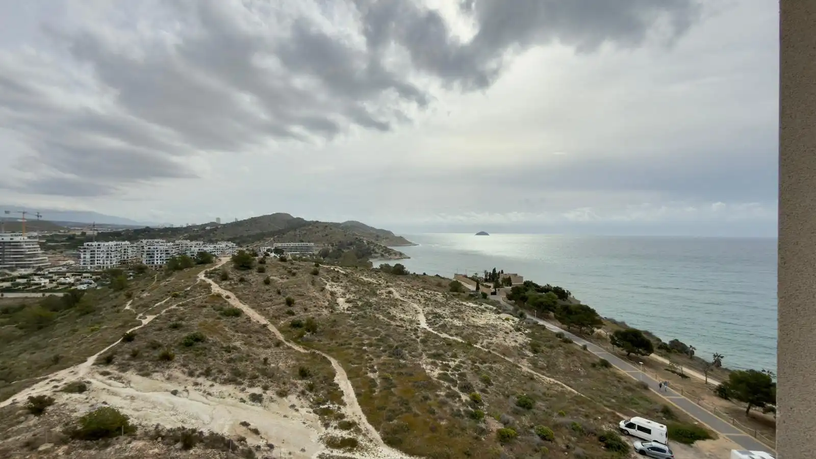 Außenansicht von Dachboden zum Verkauf in Villajoyosa / La Vila Joiosa mit Klimaanlage, Privatgarten und Terrasse