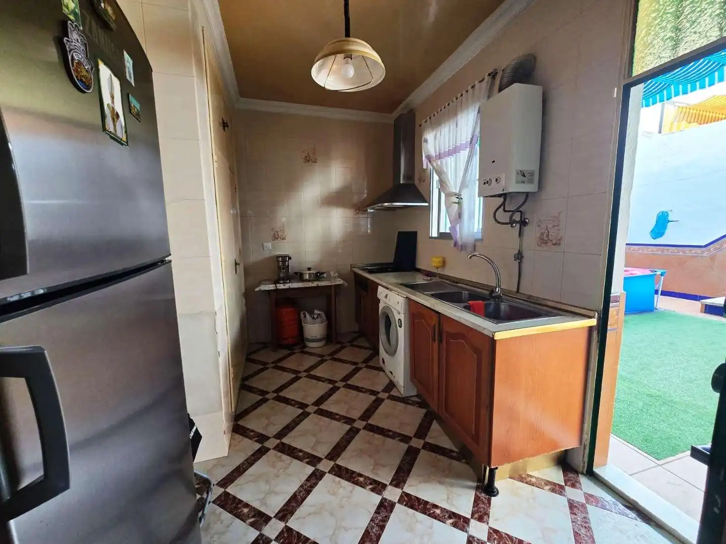 Cocina de Casa o chalet en venta en Bormujos con Aire acondicionado y Terraza