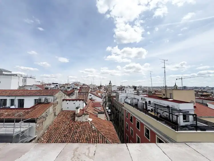 Vista exterior de Ático de alquiler en Madrid con Aire acondicionado, Calefacción y Parquet
