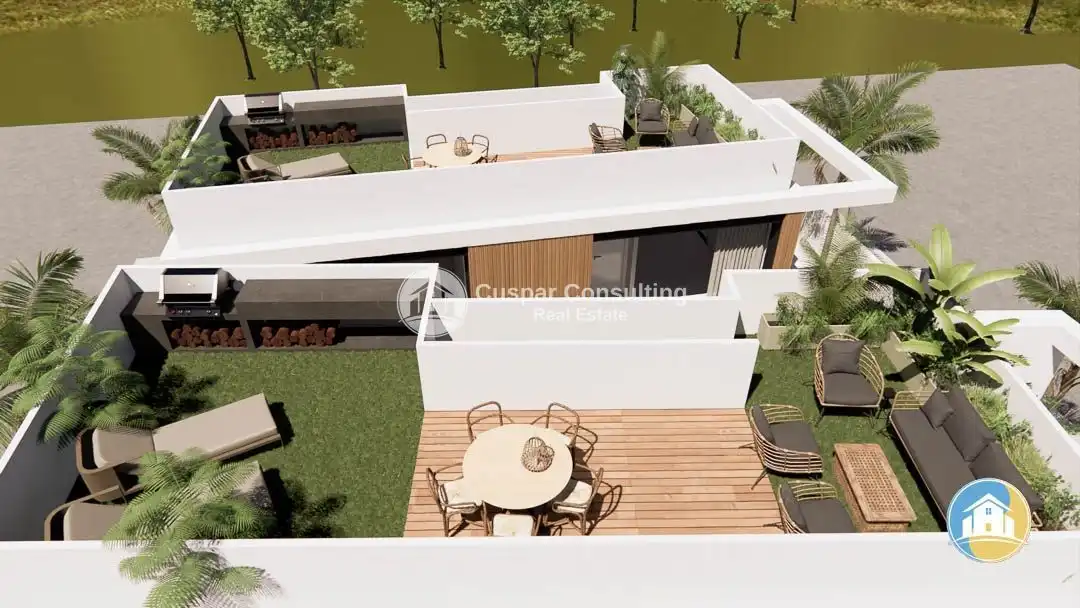 Terrassa de Casa o xalet en venda en Pilar de la Horadada amb Aire condicionat, Calefacció i Jardí privat