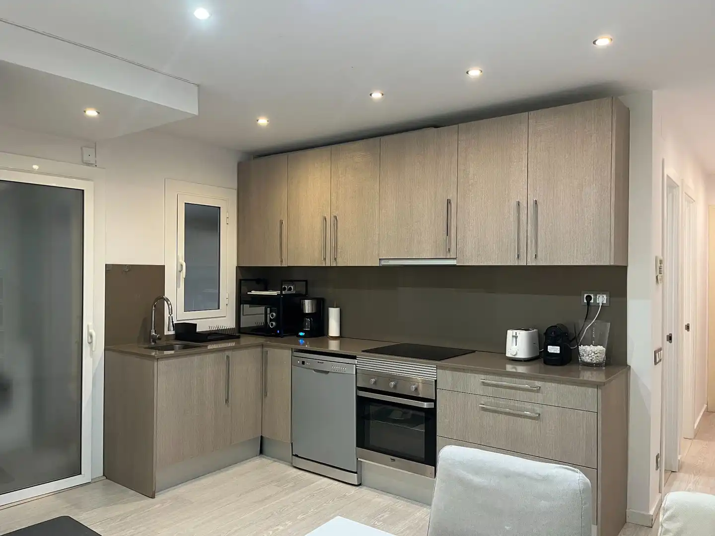 Kitchen of Flat for sale in Barcelona  with Air Conditioner, Heating and Furnished