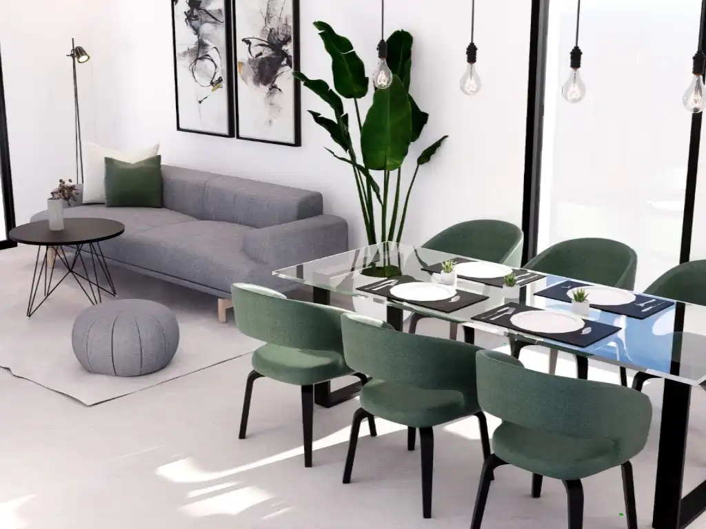 Menjador de Apartament en venda en Finestrat amb Piscina