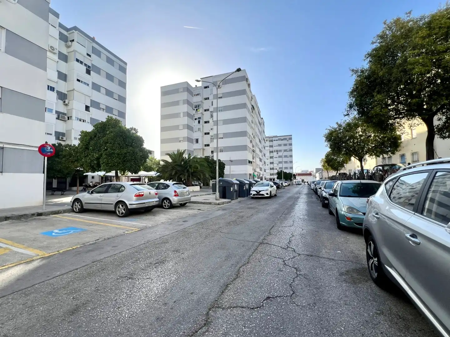 Vista exterior de Pis en venda en Jerez de la Frontera amb Aire condicionat, Terrassa i Moblat