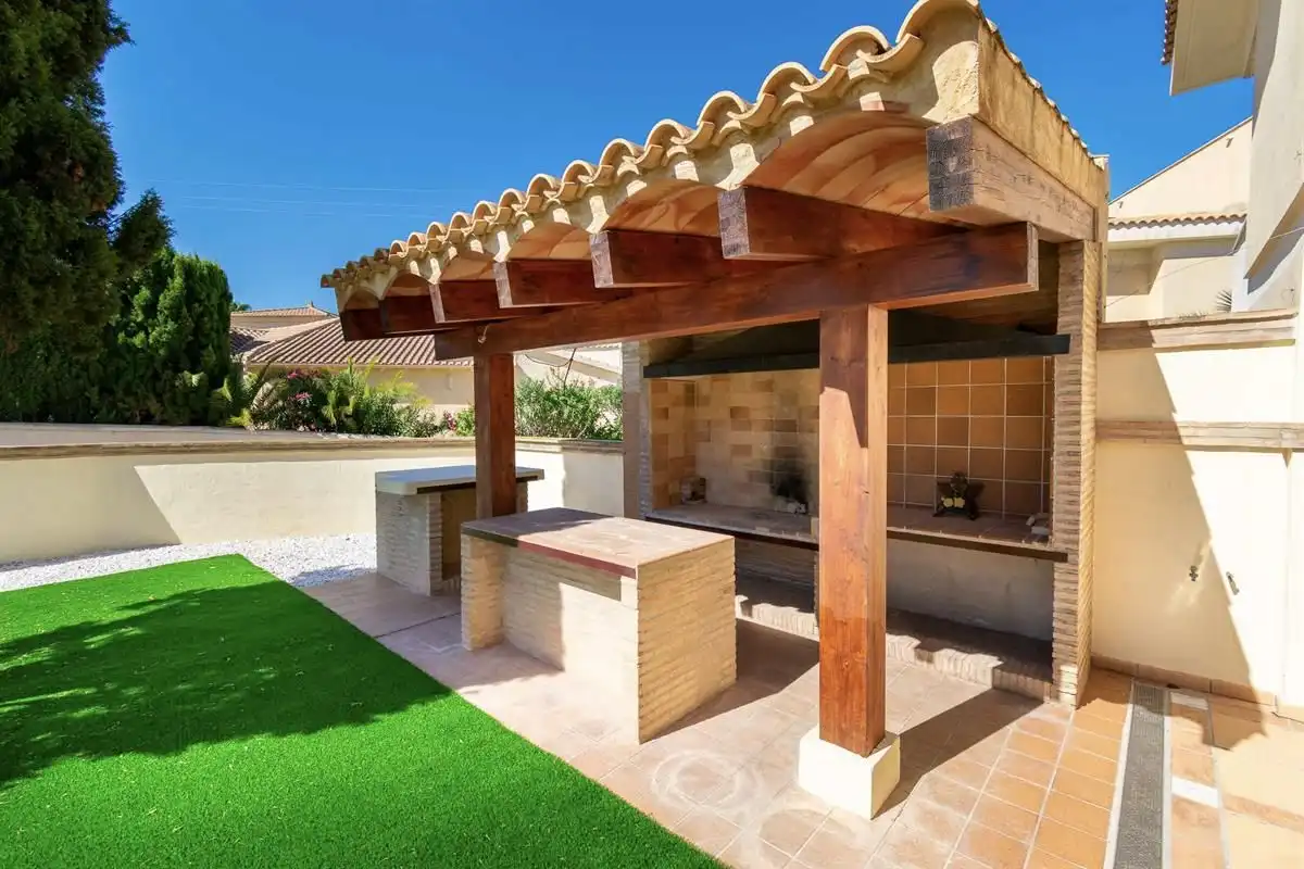 Terraza de Casa o chalet en venta en L'Alfàs del Pi con Aire acondicionado, Jardín privado y Terraza