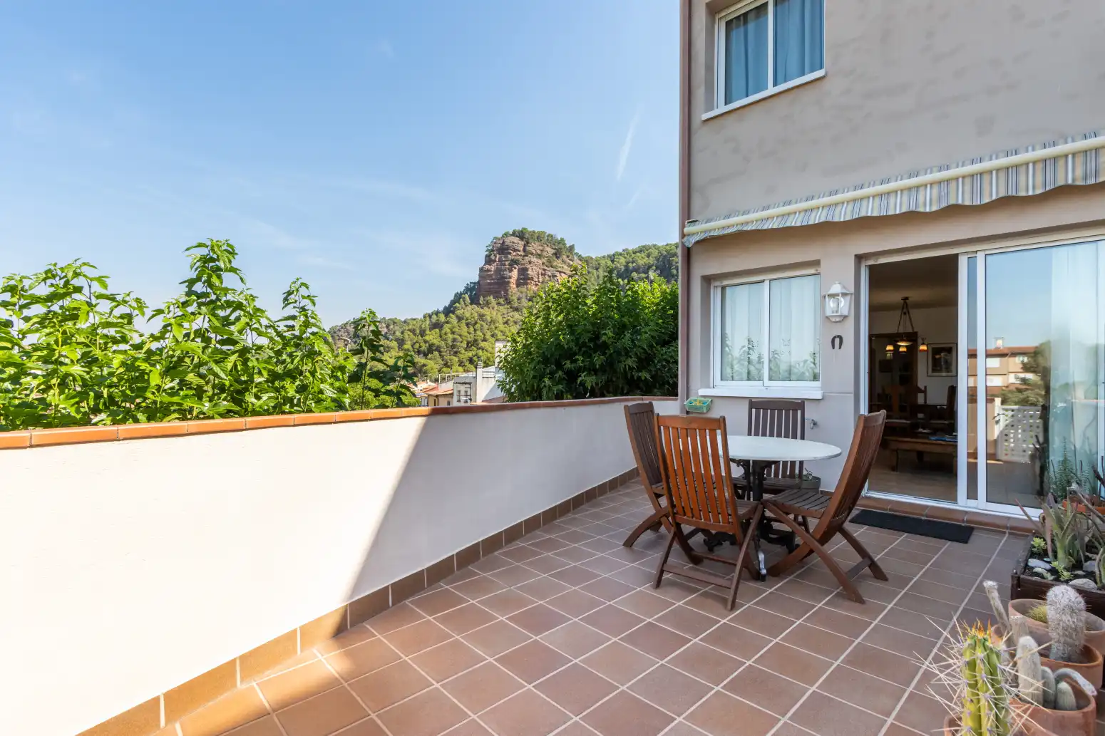 Terrassa de Casa adosada en venda en Vacarisses amb Calefacció, Jardí privat i Terrassa
