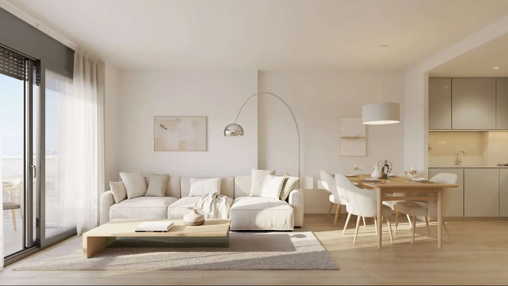 Wohnzimmer von Wohnung zum Verkauf in Lleida mit Klimaanlage, Heizung und Parkett