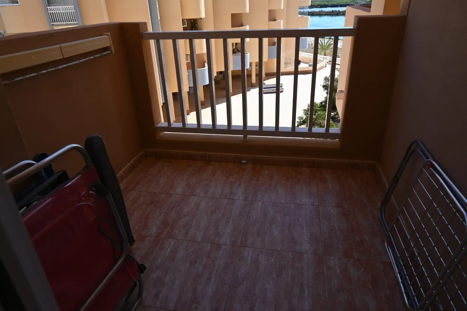 Balcony of Apartments for sale in La Manga del Mar Menor  with Heating, Terrace and Furnished
