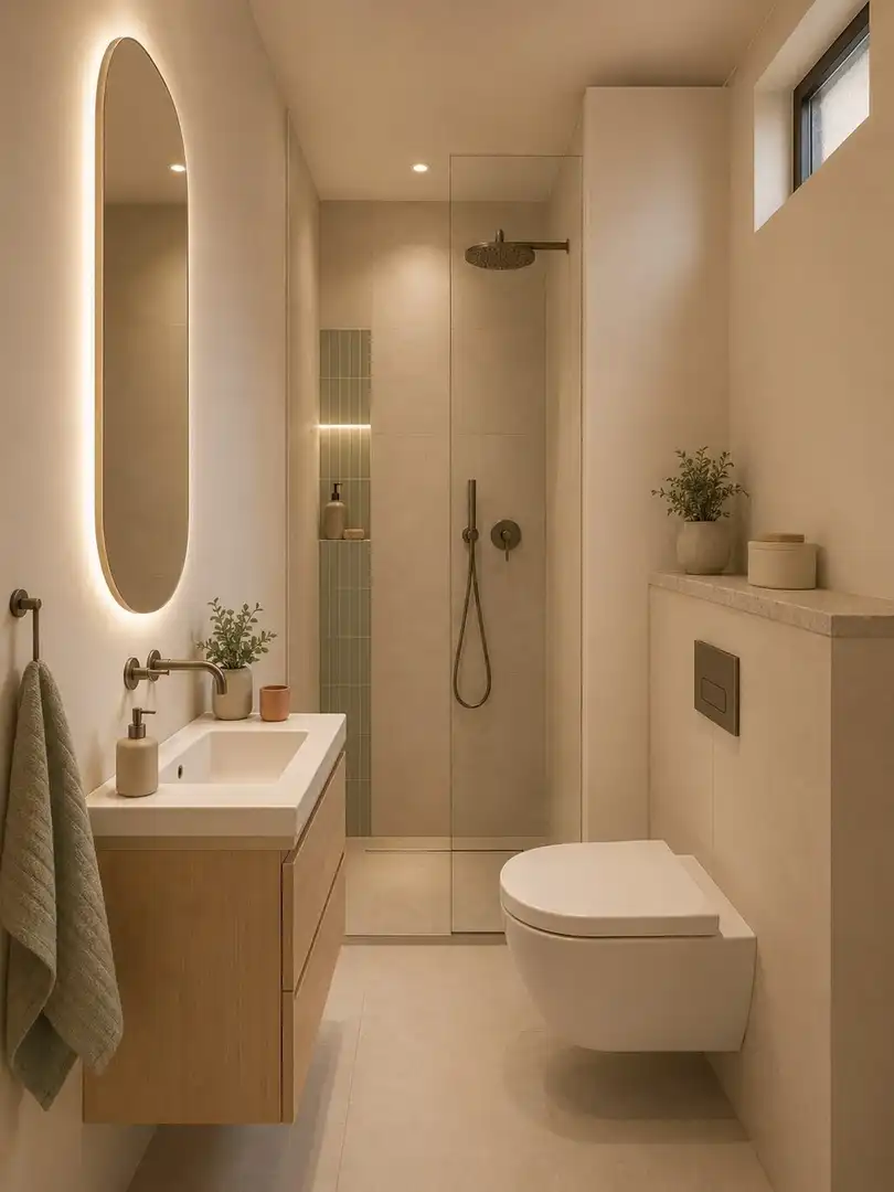Baño de Finca rústica en venta en Campanet con Aire acondicionado, Jardín privado y Terraza
