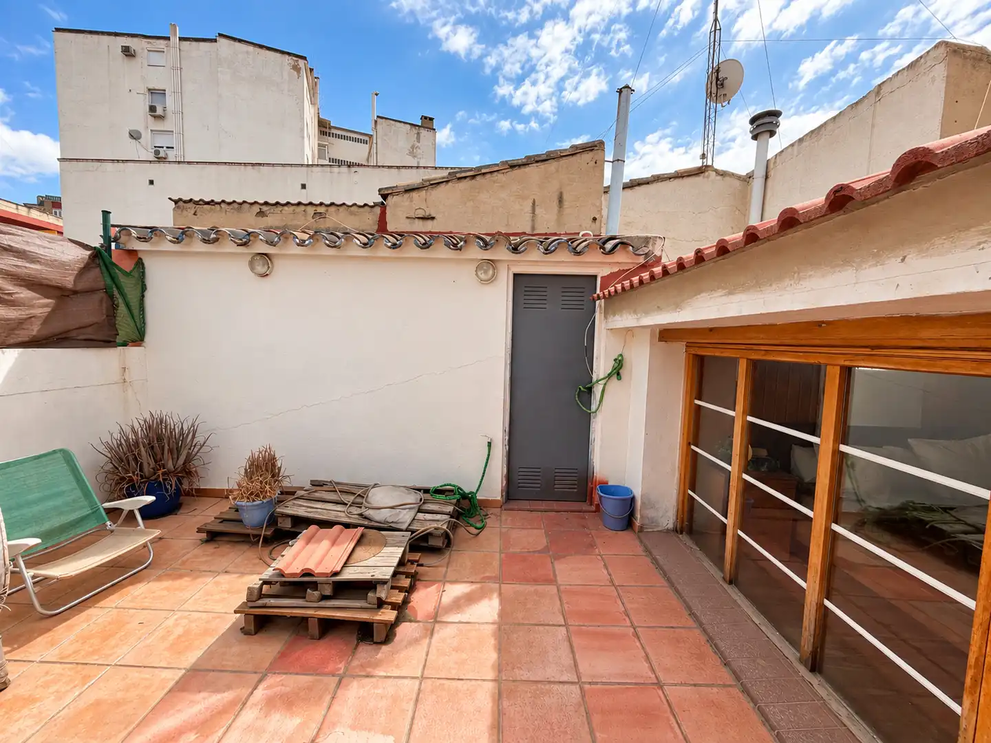 Terrasse von Maisonette zum Verkauf in Zaragoza mit Heizung, Parkett und Terrasse