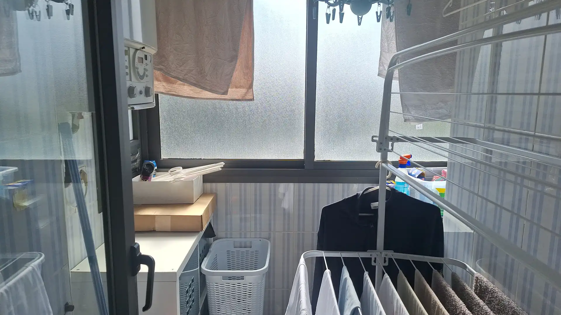 Balcony of Flat for rent in Madrid  with Air Conditioner, Private garden and Swimming Pool