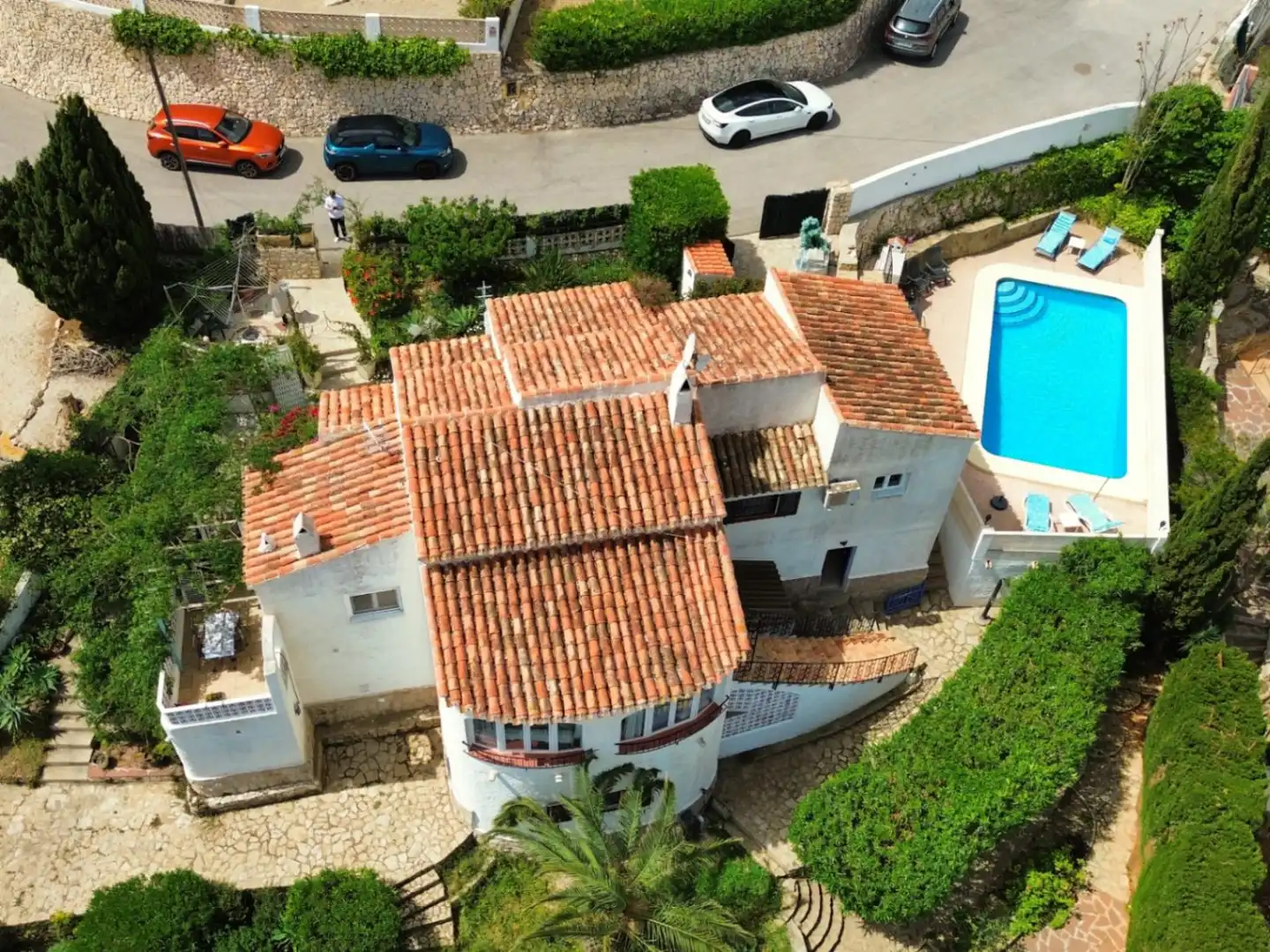 Vista exterior de Casa o chalet en venta en Jávea / Xàbia con Aire acondicionado, Calefacción y Piscina