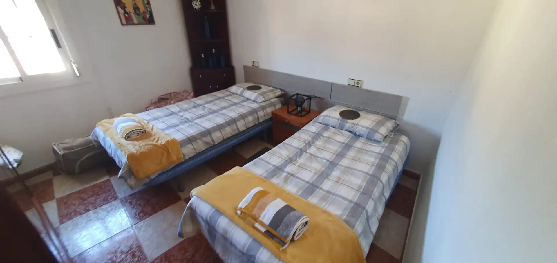 Dormitori de Casa adosada en venda en Sax amb Traster, Moblat i Forn
