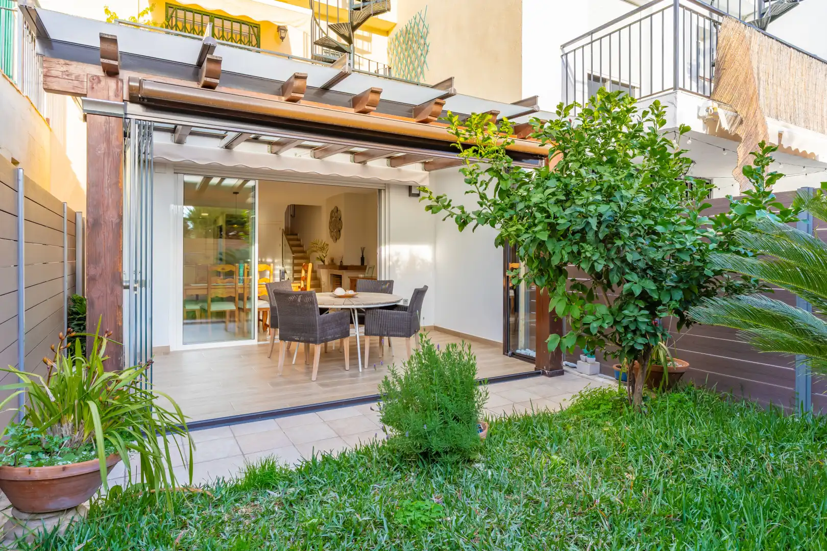 Terrace of Detached homes for sale in Benalmádena  with Air Conditioner, Private garden and Terrace