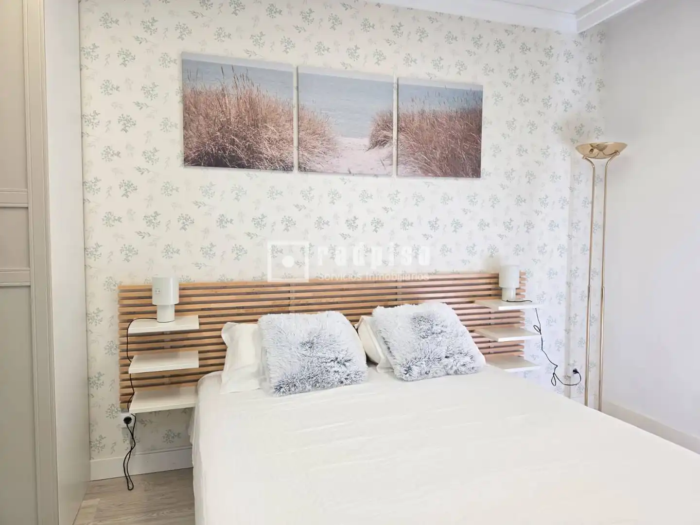 Schlafzimmer von Wohnungen zur Miete in Madrid mit Klimaanlage, Heizung und Terrasse